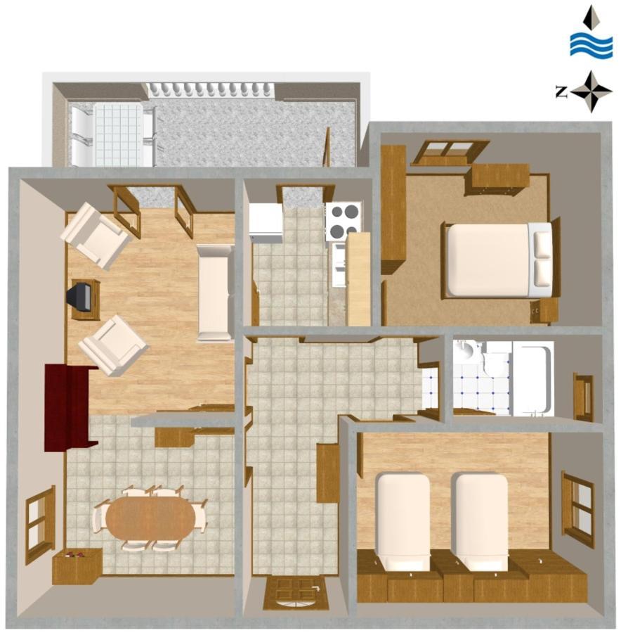 Apartments With A Parking Space Vrbnik, Krk - 429 Luaran gambar